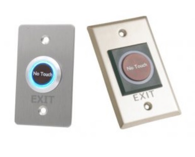 Các nút nhấn exit không tiếp xúc để kiểm soát cửa ra vào