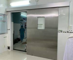 bộ cửa phòng mổ tự động bệnh viện phụ sản bình dương