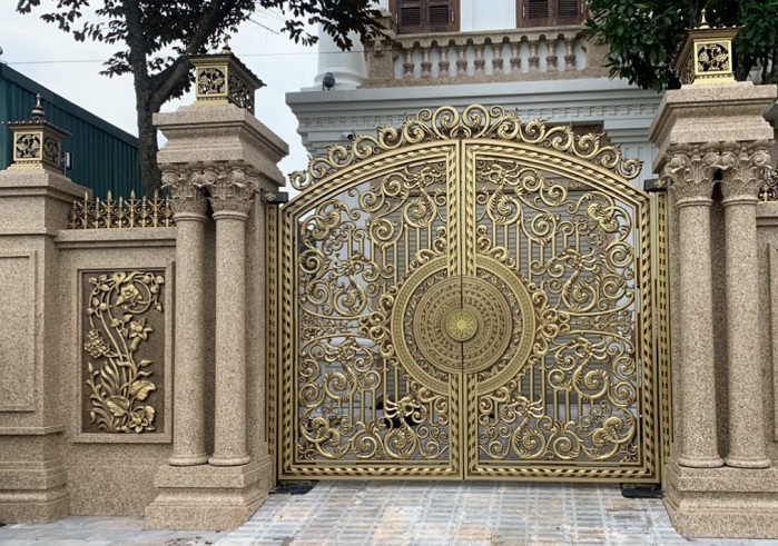 Thiết kế cổng nhôm