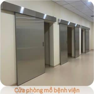 Cửa phòng mổ bệnh viện